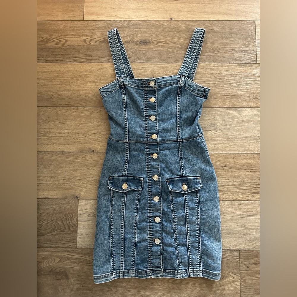 H&M Denim Buttoned Sundress